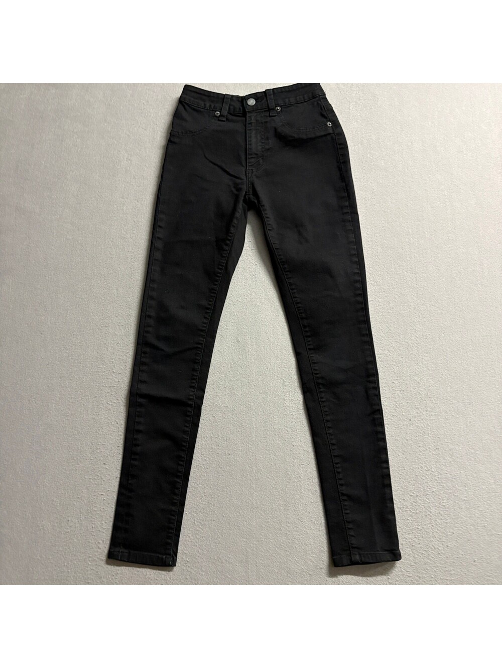 Carmar Denim Los Angeles Womens Skinny Jeans Size 24 Black Stretch Made in USA